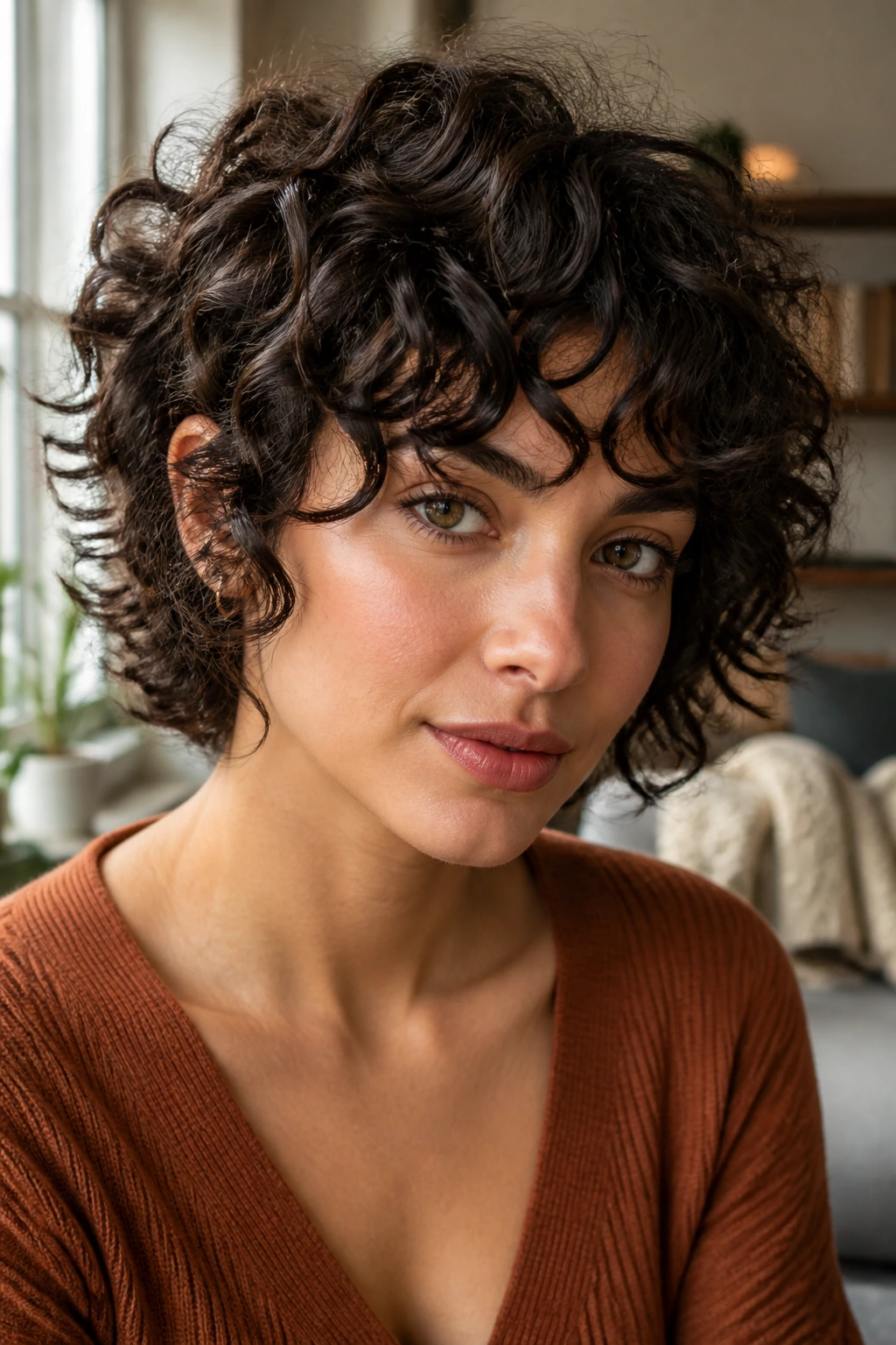Close-up of a real person with The Deep 2C Wave featuring rooted S-shaped waves