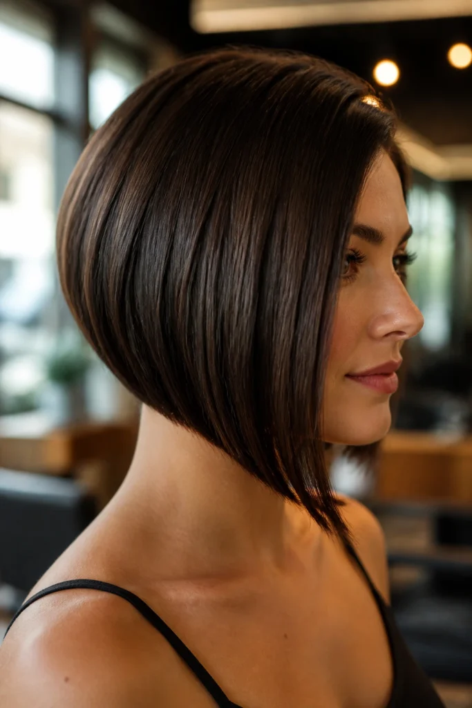 18 Bob Brunette for Thick Hair