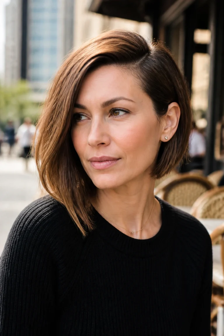 25 Bob Haircut Layered for Square Faces