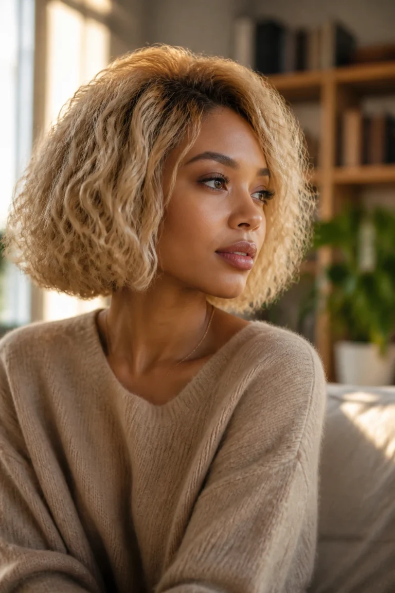 28 Blonde Bobs for Natural Hair