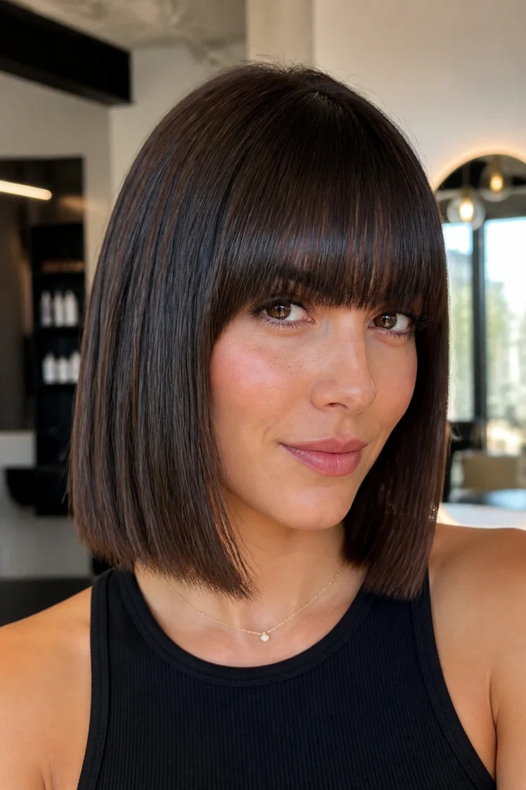 20 Shoulder-Length Hair with Bangs