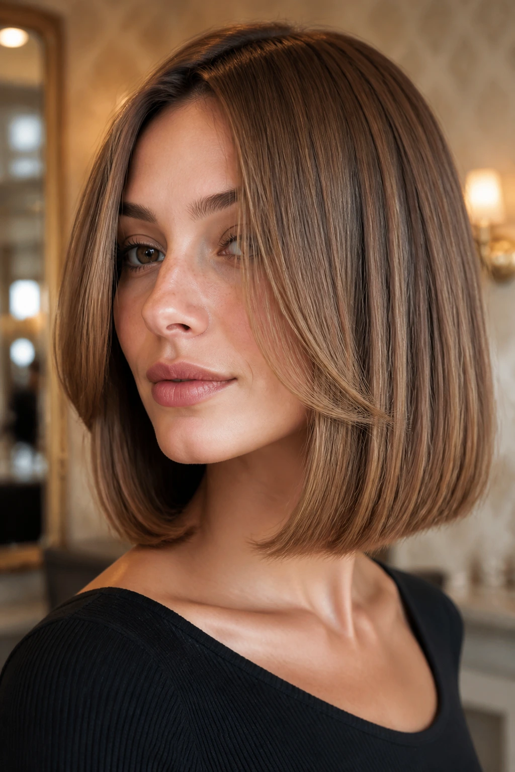 Close-up of blunt ends with hidden layers in a real person
