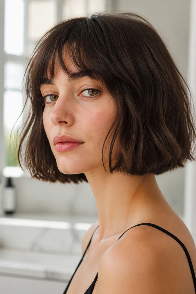 21 Chin-Length Cuts Hairstyles for Busy Mornings