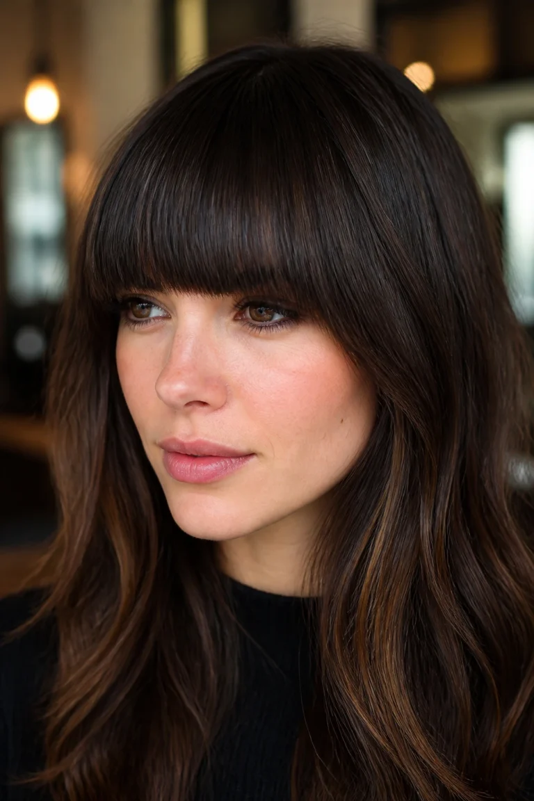 18 Bold Bangs for Thick Hair