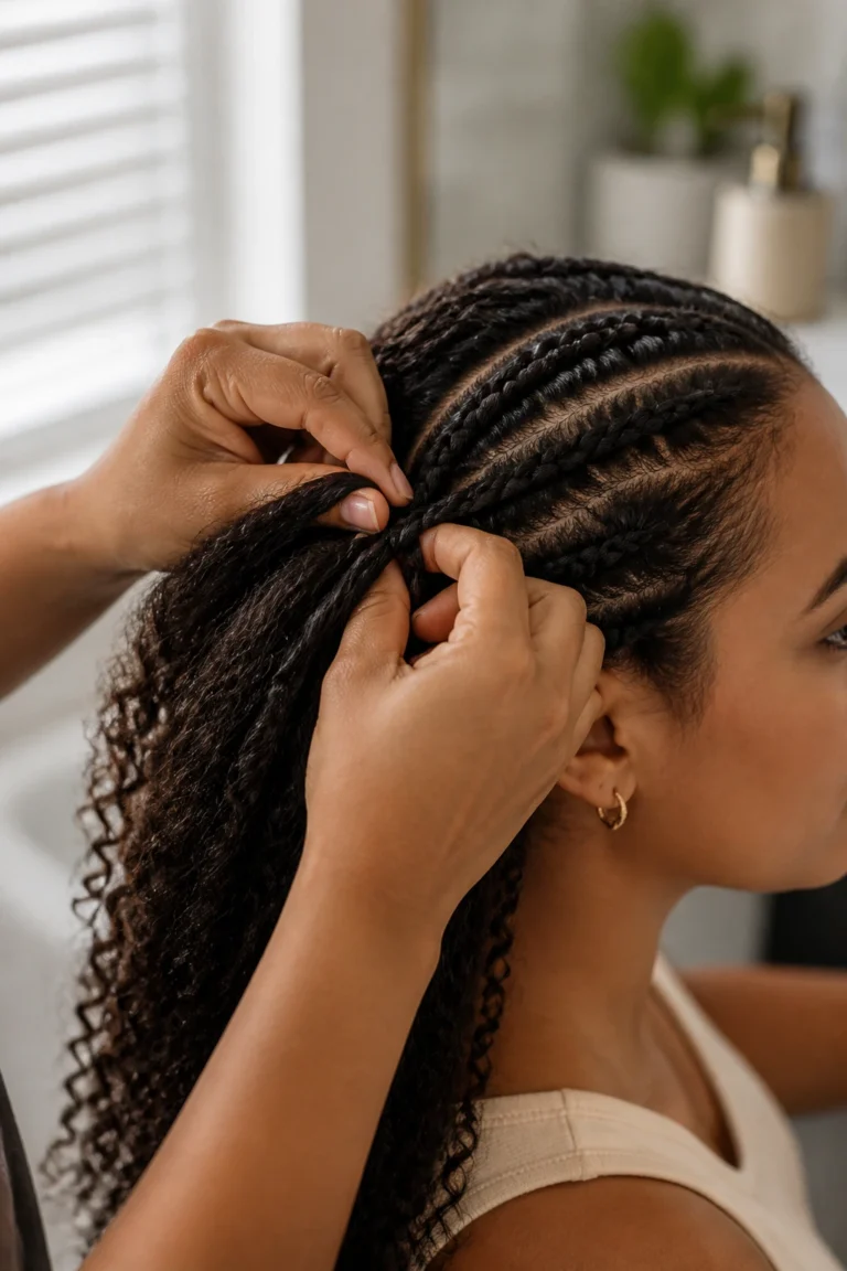 18 Braided Hairdo for Curly Hair