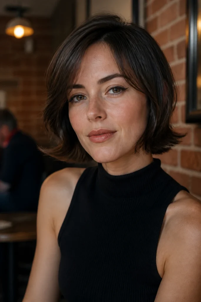 21 Layered Bob Short for Square Faces