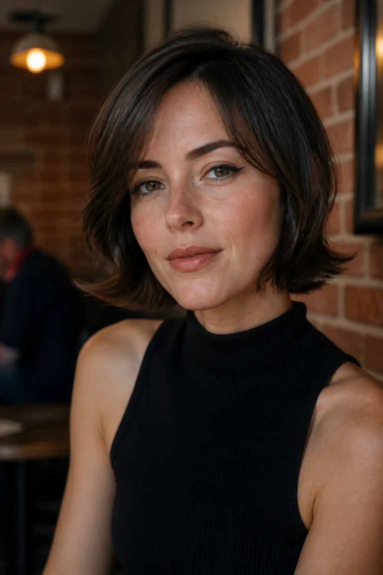 21 Layered Bob Short for Square Faces
