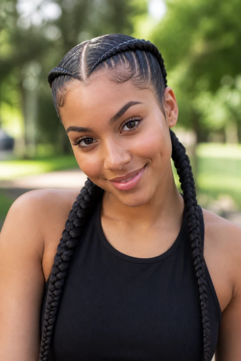 22 Double Braids for Curly Hair
