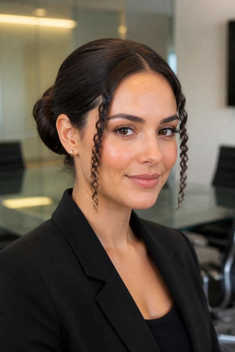 21 Crimped Hair for Office Looks