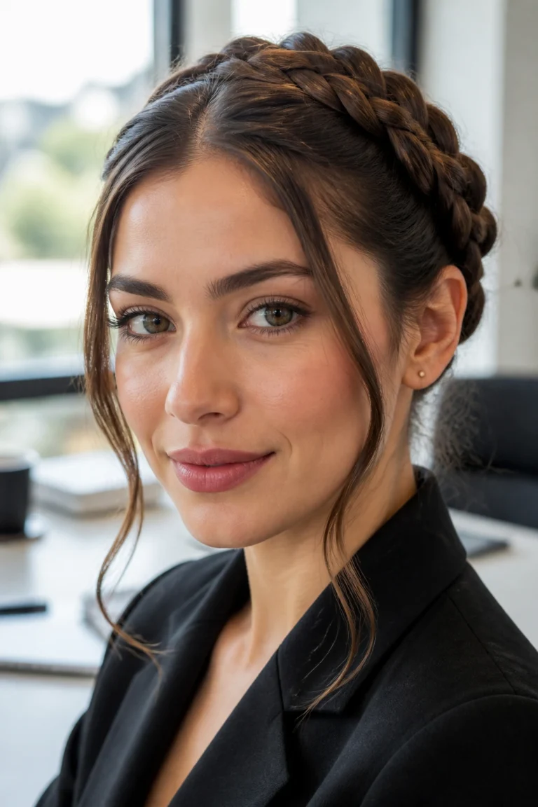 18 Braiding Hairstyles for Office Looks