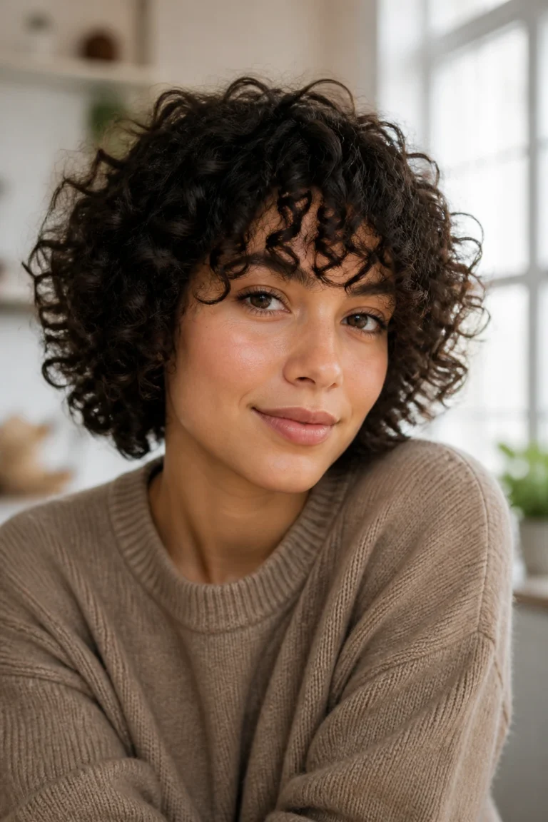 18 Short Curly for Thick Hair