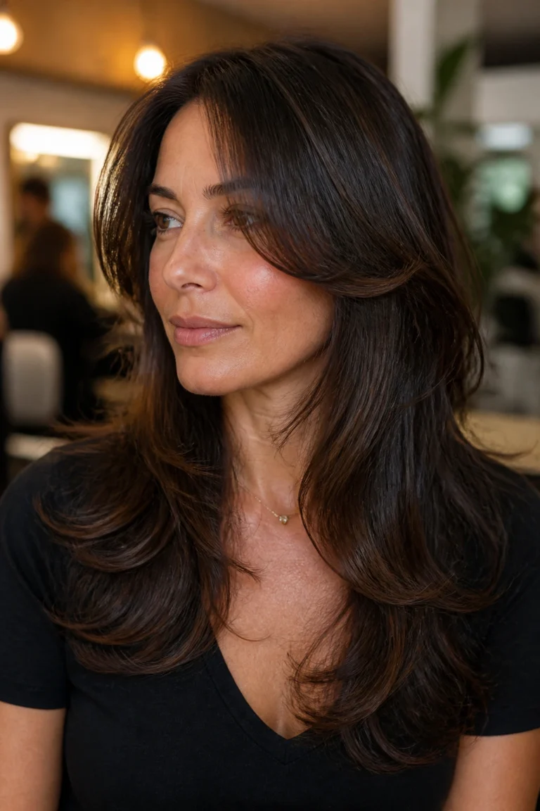 22 Langer Pony Hairstyles for Frizzy Hair