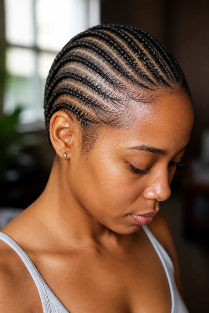 15 Ghana Braids Cornrows Protective for Short Hair