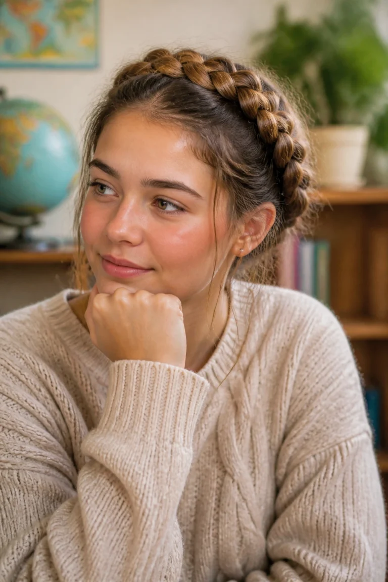 21 Milkmaid Braids for School Days