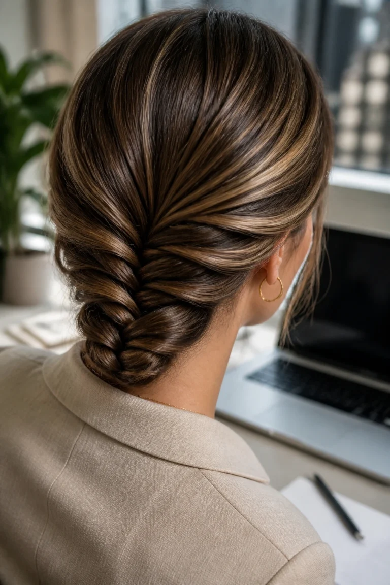 18 Thick Braids for Office Looks