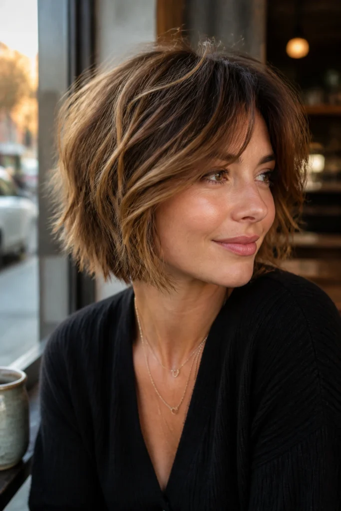 20 Short Brown Bobs for Fine Hair