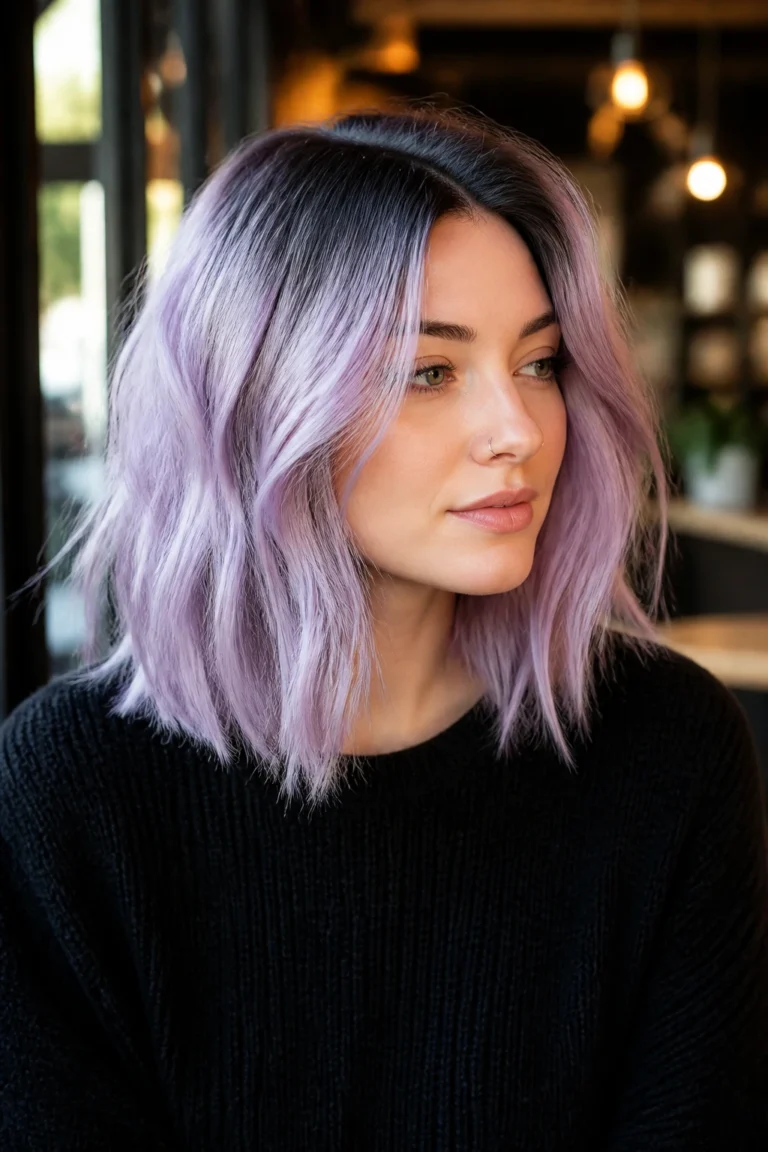 21 Light Purple Hair for Busy Mornings