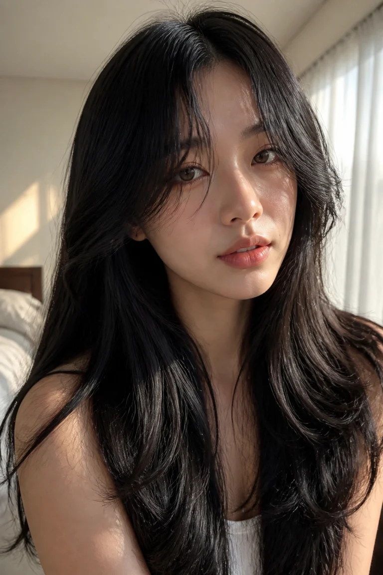 18 Jet Black Hairstyles for Asian Hair