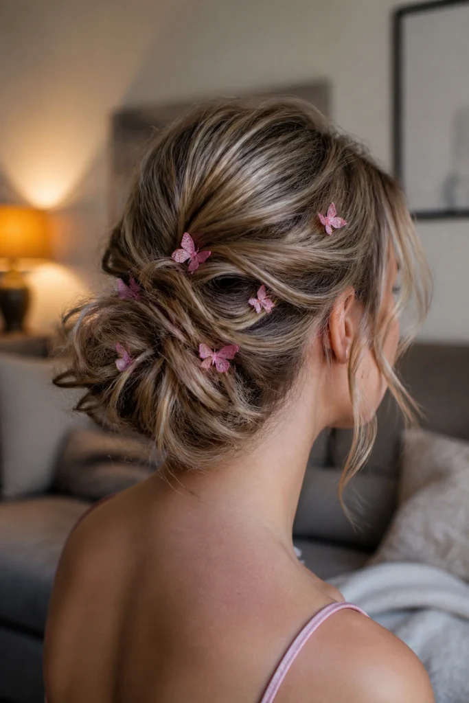 20 Pink Butterfly Hairstyles for Thin Hair