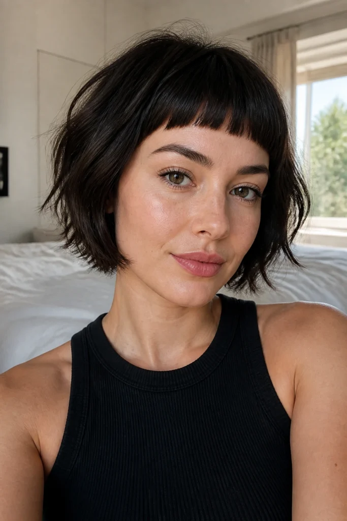 15 Choppy Bobs with Bangs for Thick Hair