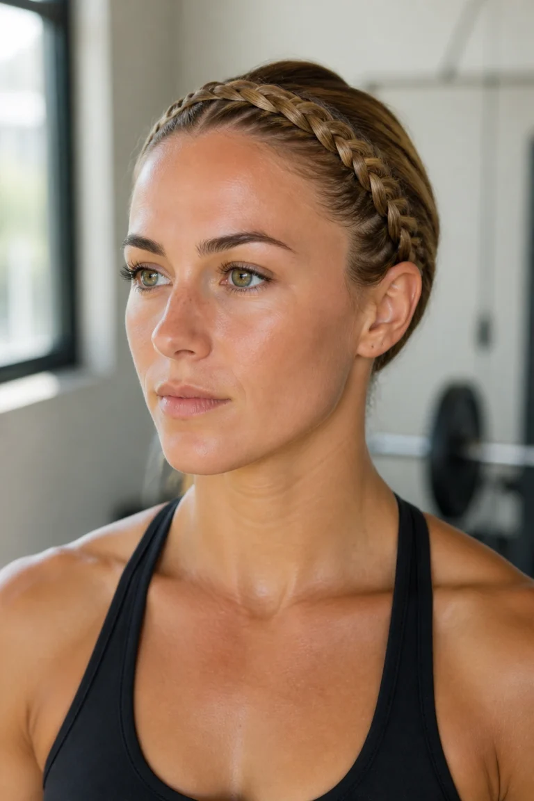 20 French Braid Headband for Workouts
