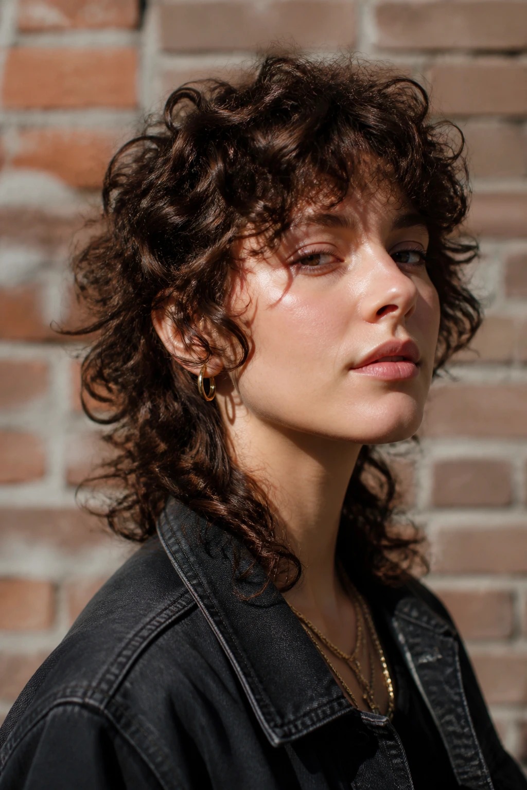 Portrait of a person with a modern mullet-bob featuring a longer back and shorter front