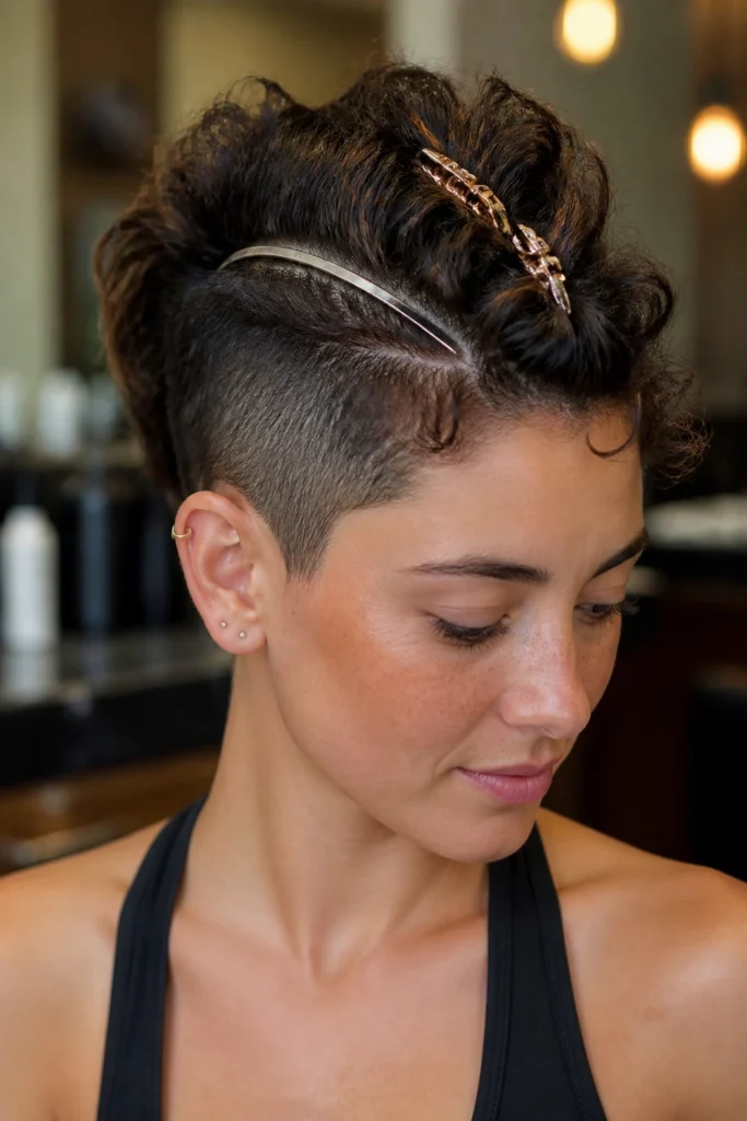 20 Curly Mohawk Hairstyles for Wavy Hair