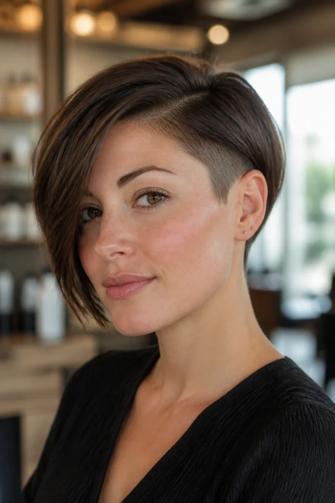 21 Shaved Bobs for Round Faces