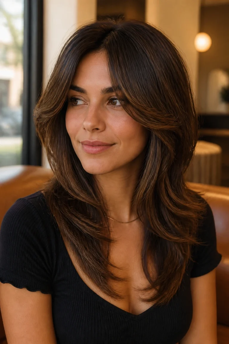 21 V-Shaped Haircuts for Square Faces