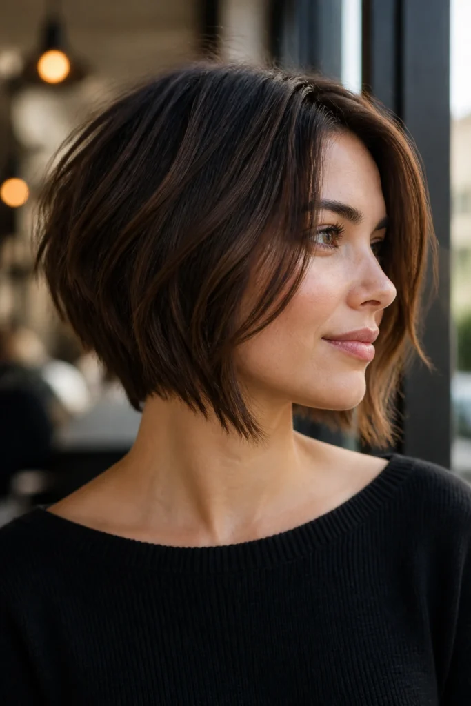 25 Bob Pendek for Thick Hair