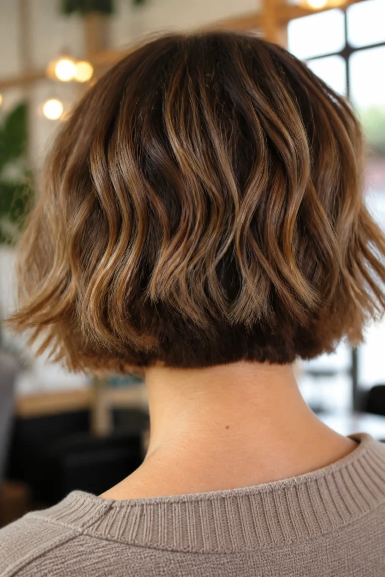 15 Bob Haircut Back View for Wavy Hair