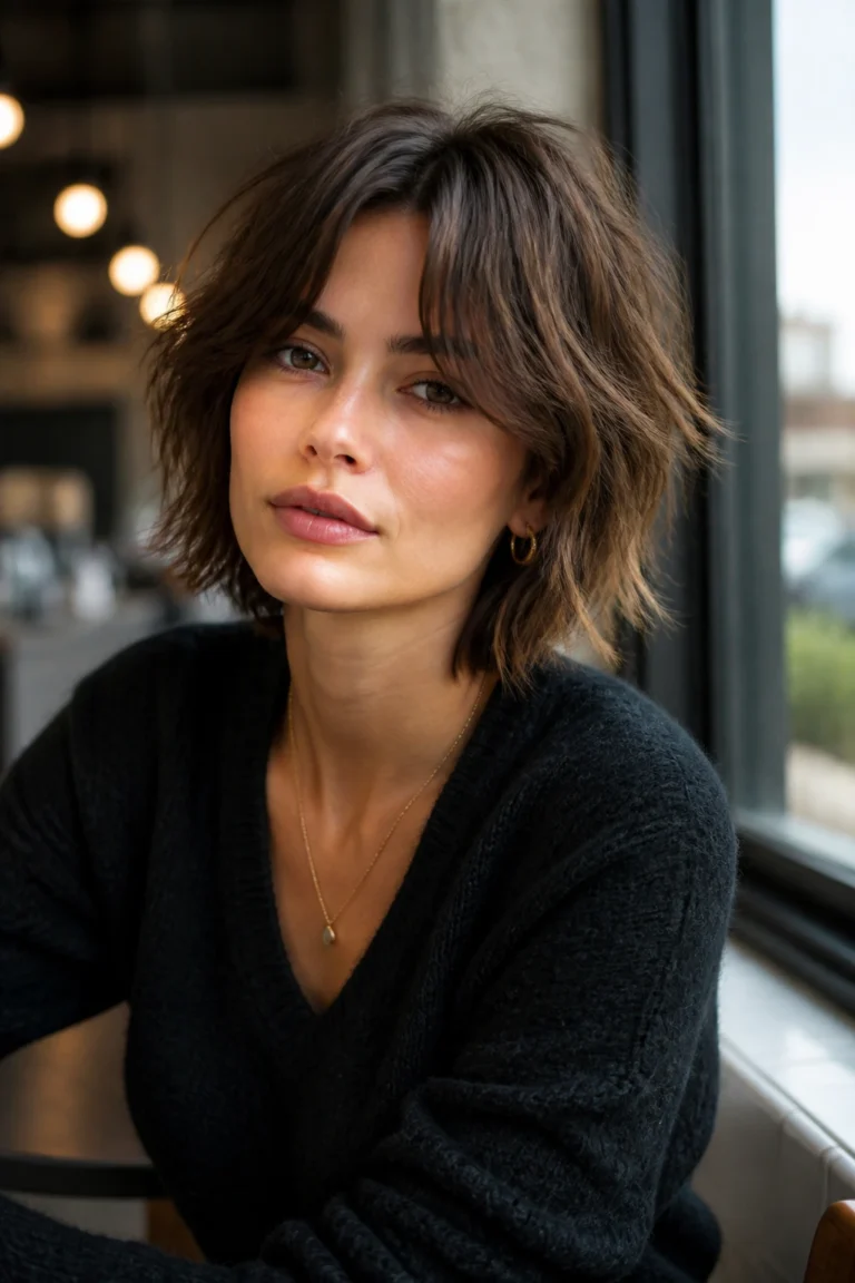 15 Short Haircuts with Bangs