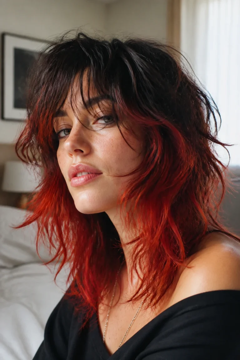 18 Red to Black Hair for Busy Mornings