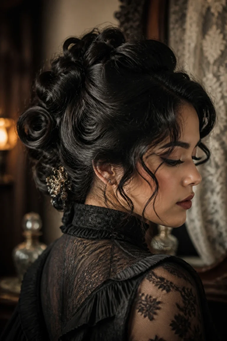 20 Romantic Goth Hairstyles for Latina Hair