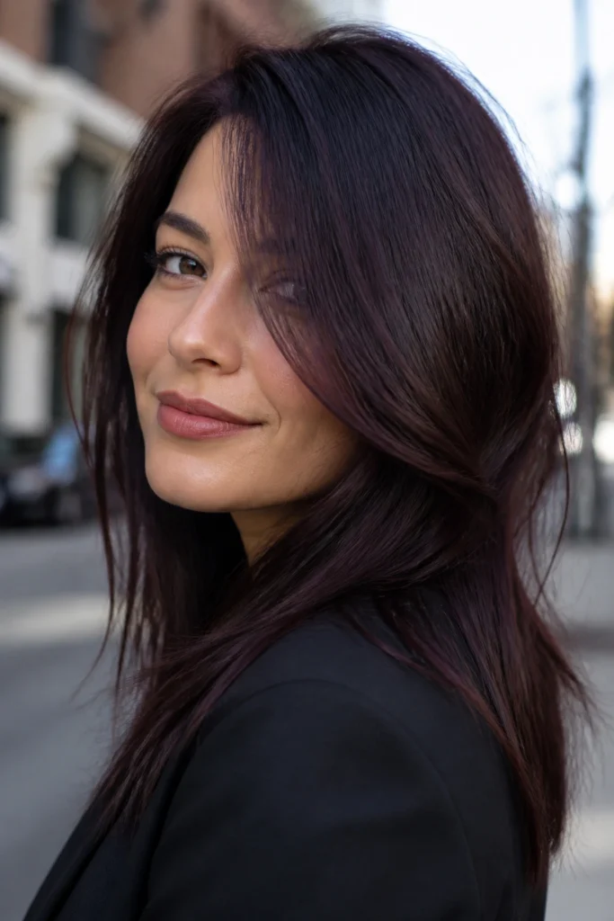 21 Red Violet Hair for Office Looks
