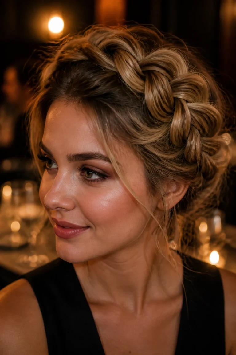 28 Loose Braids Messy for Date Night