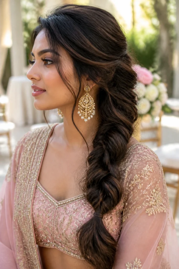 22 Lehenga Hairstyles for Asian Hair