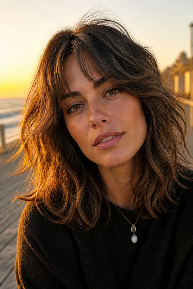 15 People with Long Faces Hairstyles for Thick Hair