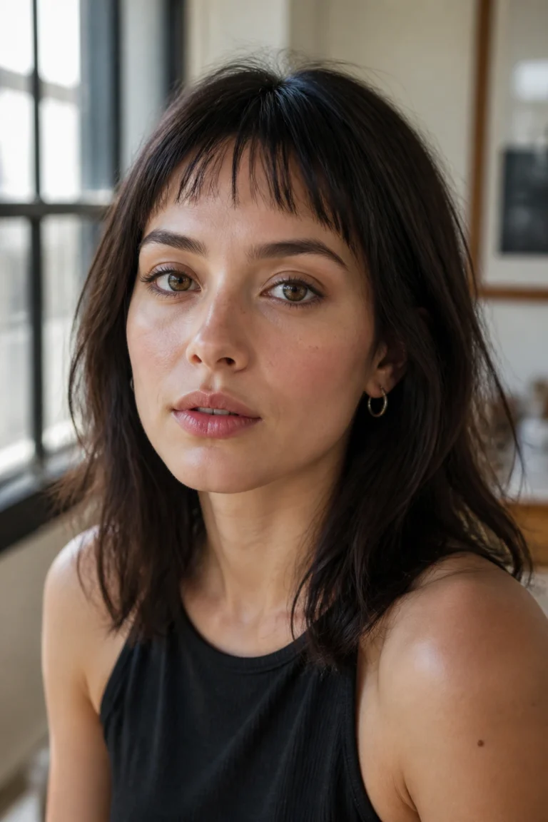 28 Short Bangs for Heart Shaped Faces