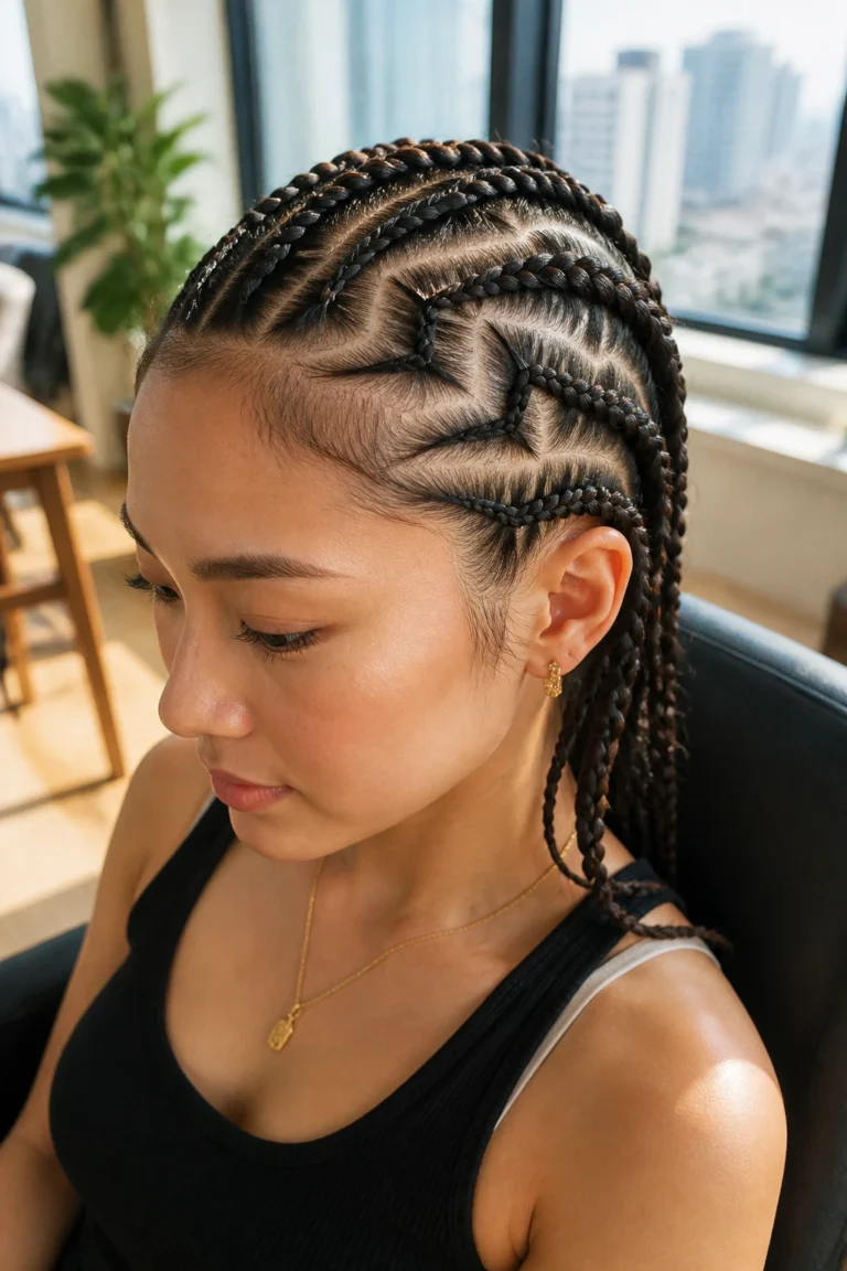 22 Summer Cornrows for Asian Hair