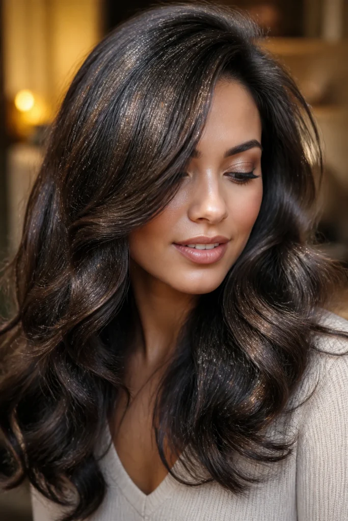 18 Black Sparkle Hairstyles for Thick Hair