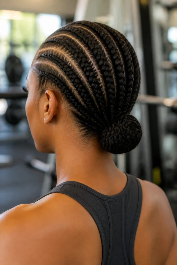 22 Gana Weaving Hairstyles for Workouts