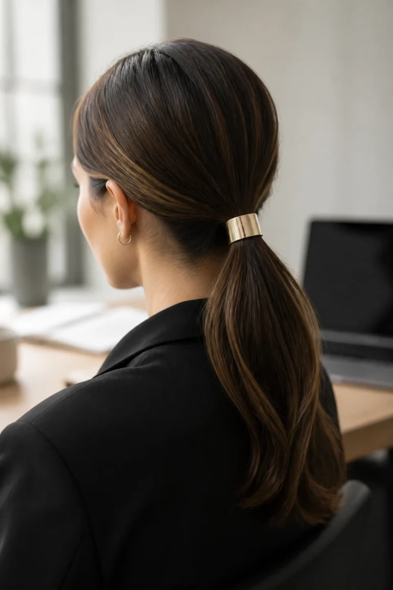 21 Hair Back View Hairstyles for Office Looks